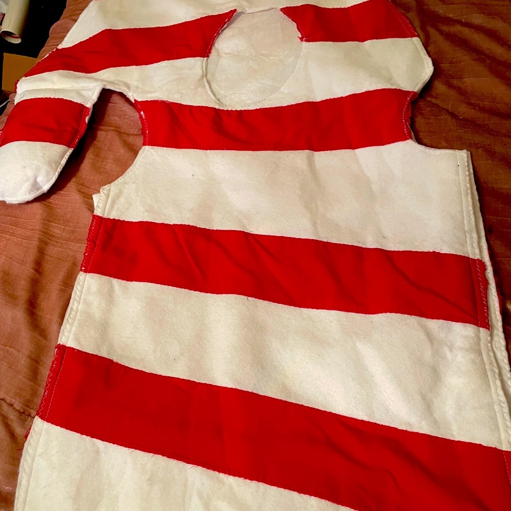 Kids costume-Red and White Candy Cane